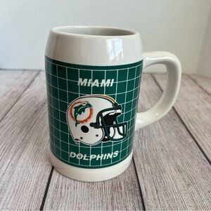 Miami Dolphins Ceramic Vintage Beer Stein